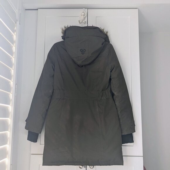 TNA Olive Green Bancroft Parka - Picture 2 of 5